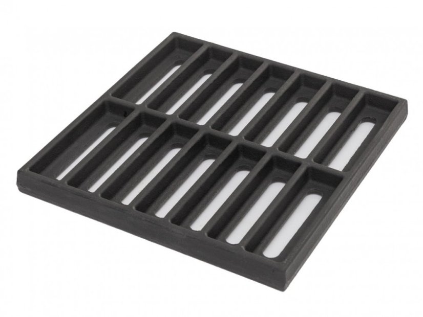 Dvorní vpusť s litinovým roštem - Rozměr: 250 x 250 x 250 mm