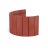 Rovná palisáda Traplast T99570 (29x2,1x101,4 cm) - cihlová