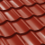 Plechová střešní krytina Classic Tile - RAL 3011 červená