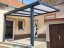 Masivní hliníková polykarbonátová pergola MB Line - krémová bílá - Rozměr: 406 x 200 cm