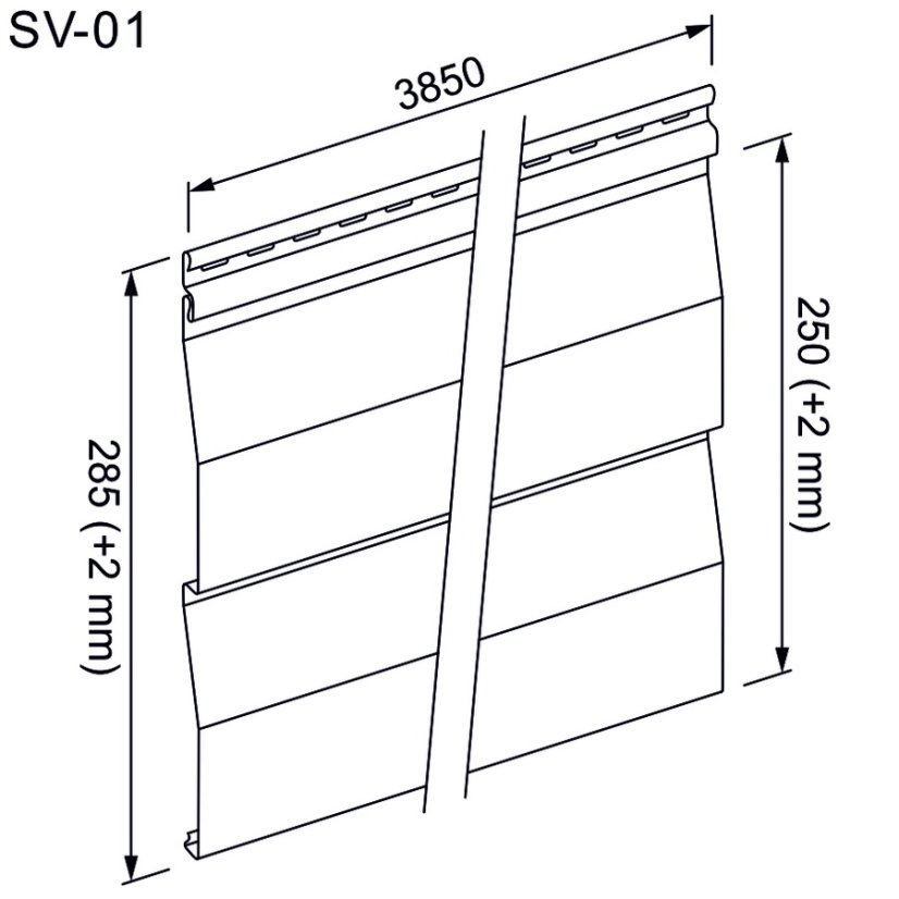 Fasádní obklad - WOOD SIDING SV-01 - 50 borovice