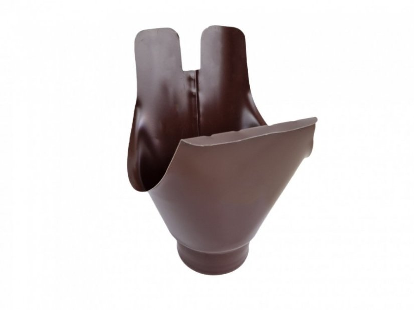 Lakovaný okapový kotlík 333 mm - Barva: RAL 8017 hnědá