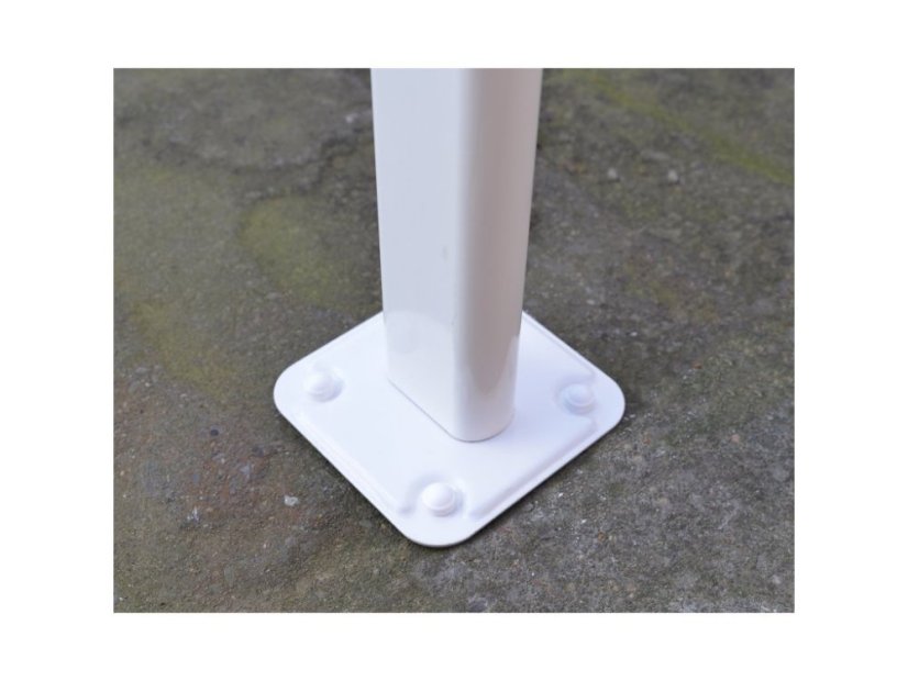 Hliníková pergola Sierra - bílá - Rozměr: 2,95 x 5,55 m