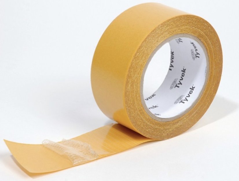 Oboustranně lepicí páska Tyvek - Rozměr: 50 mm x 25 m Oboustranně lepicí páska Tyvek - Rozměr: 50 mm x 25 m