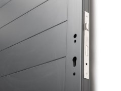 Plotová vstupní hliníková branka - plná