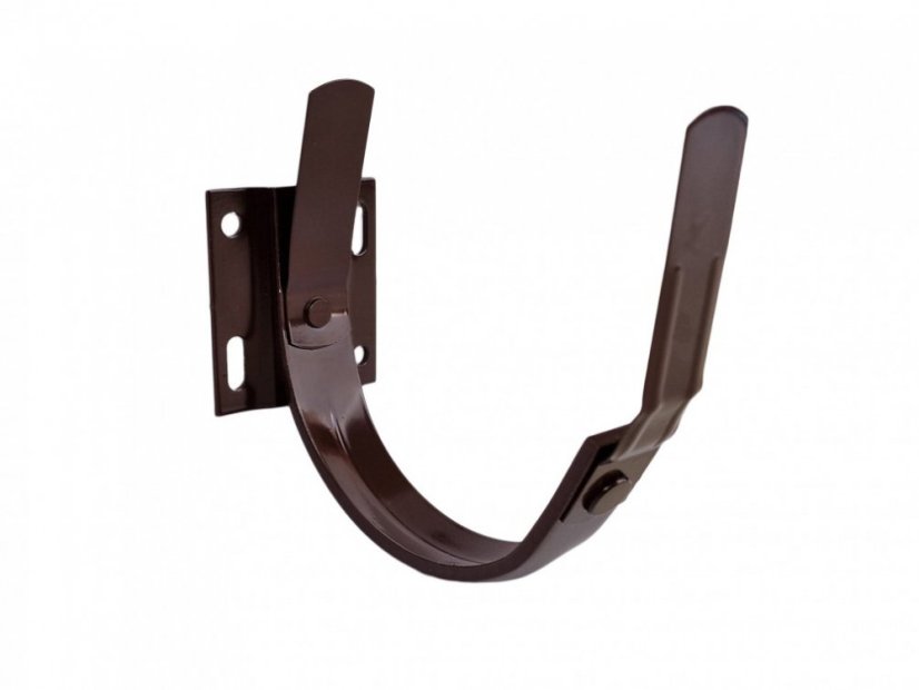 Lakovaný žlabový hák čelní 333 mm - Barva: RAL 7016 antracit