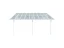Hliníková pergola Sierra - bílá - Rozměr: 2,95 x 4,34 m