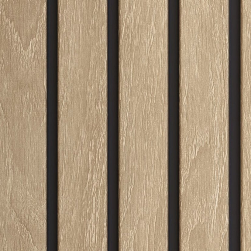 Fasádní obklad - WOOD SIDING SVP-B6 FRONTO V-BLACK - 60 dub