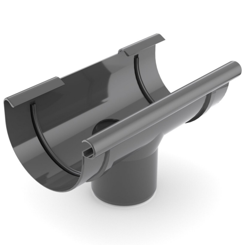 Plastový okapový kotlík PVC 75 mm - Barva: hnědá