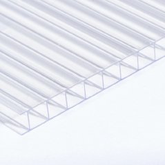 Komůrkový polykarbonát 10 mm - 2 stěny - 1,7 kg/m2 - čirý